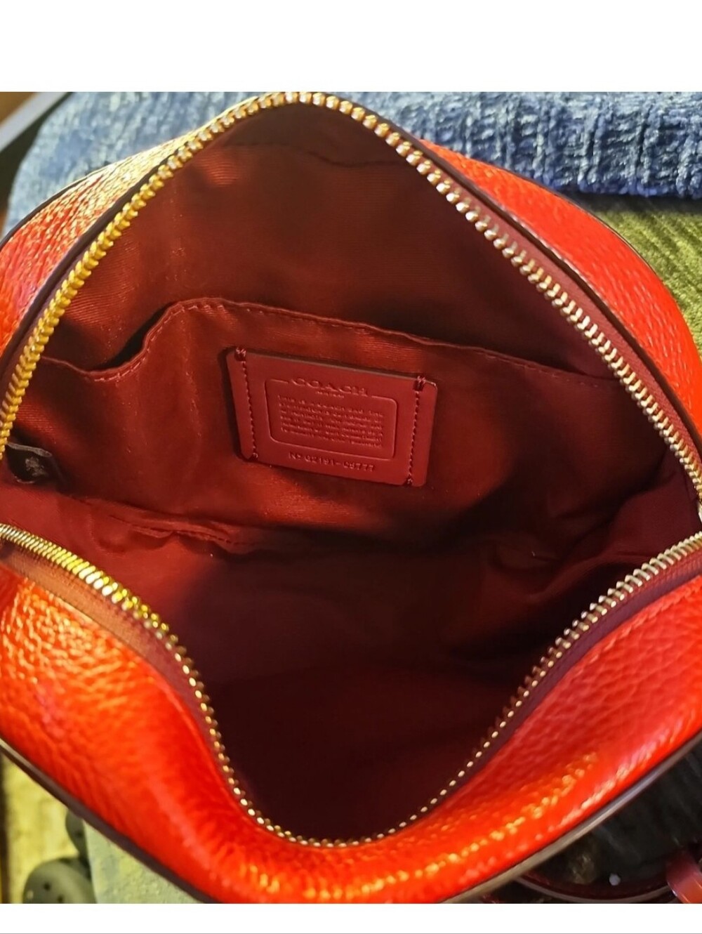 COACH Camera Bag Colorblock Leather Crossbody Bag - Picture 6 of 13